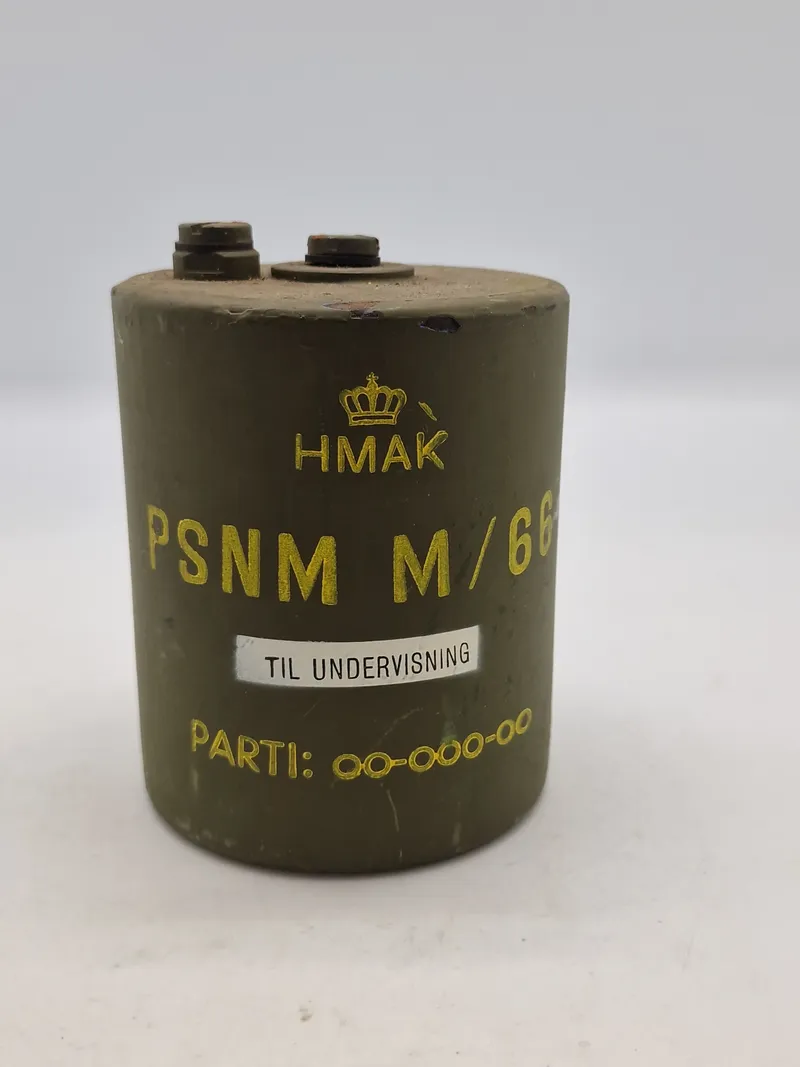 Original personelmine M/66 til undervisningsbrug