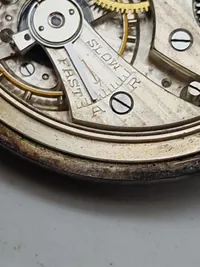 Movado sølv lommeur med mekanisk optræk og æske - brugtpris 4000-5000,-