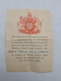 Originalt lot fra Dansk faldet krigssejler WW2