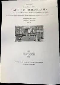 Originalt lot fra Dansk faldet krigssejler WW2