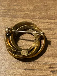 Broche - guldbelagt
