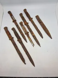 Lot originale jordfundne K98 bajonetter