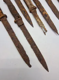 Lot originale jordfundne K98 bajonetter