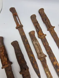 Lot originale jordfundne K98 bajonetter