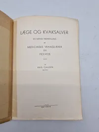 Læge og Kvaksalver - En kritisk fremstilling af medicinske vranglærer og fejlveje