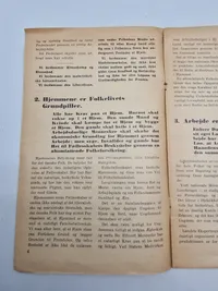 Dansk folkefællesskab - Program