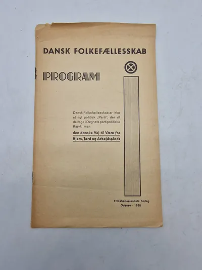 Dansk folkefællesskab - Program