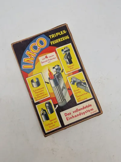 Original æske til Imco soldater lighter - ww2