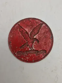 Originalt blikskilt - Falcks Rednings korps