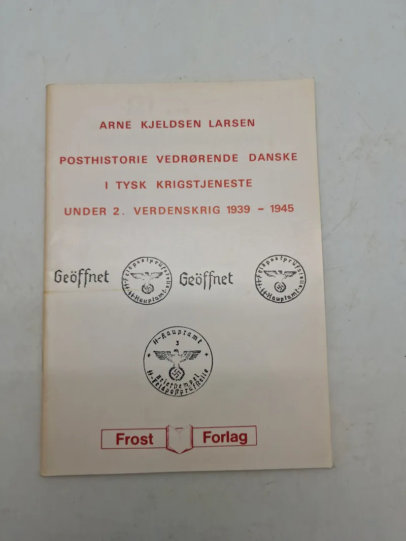 Posthistorie vedrørende Danske i Tysk krigstjeneste under 2. verdenskrig 1939 - 1945