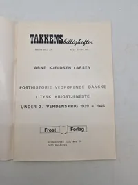Posthistorie vedrørende Danske i Tysk krigstjeneste under 2. verdenskrig 1939 - 1945