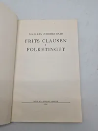 Frits Clausen i folketinget - Bind 2