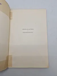 Frits Clausen i folketinget - Bind 2