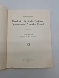 Hvad vil Danmarks national socialistiske arbejder parti?