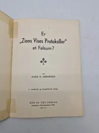 "Zions vises protokoller" et falsum