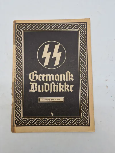 Originalt eks af Germanske budstikke 1942