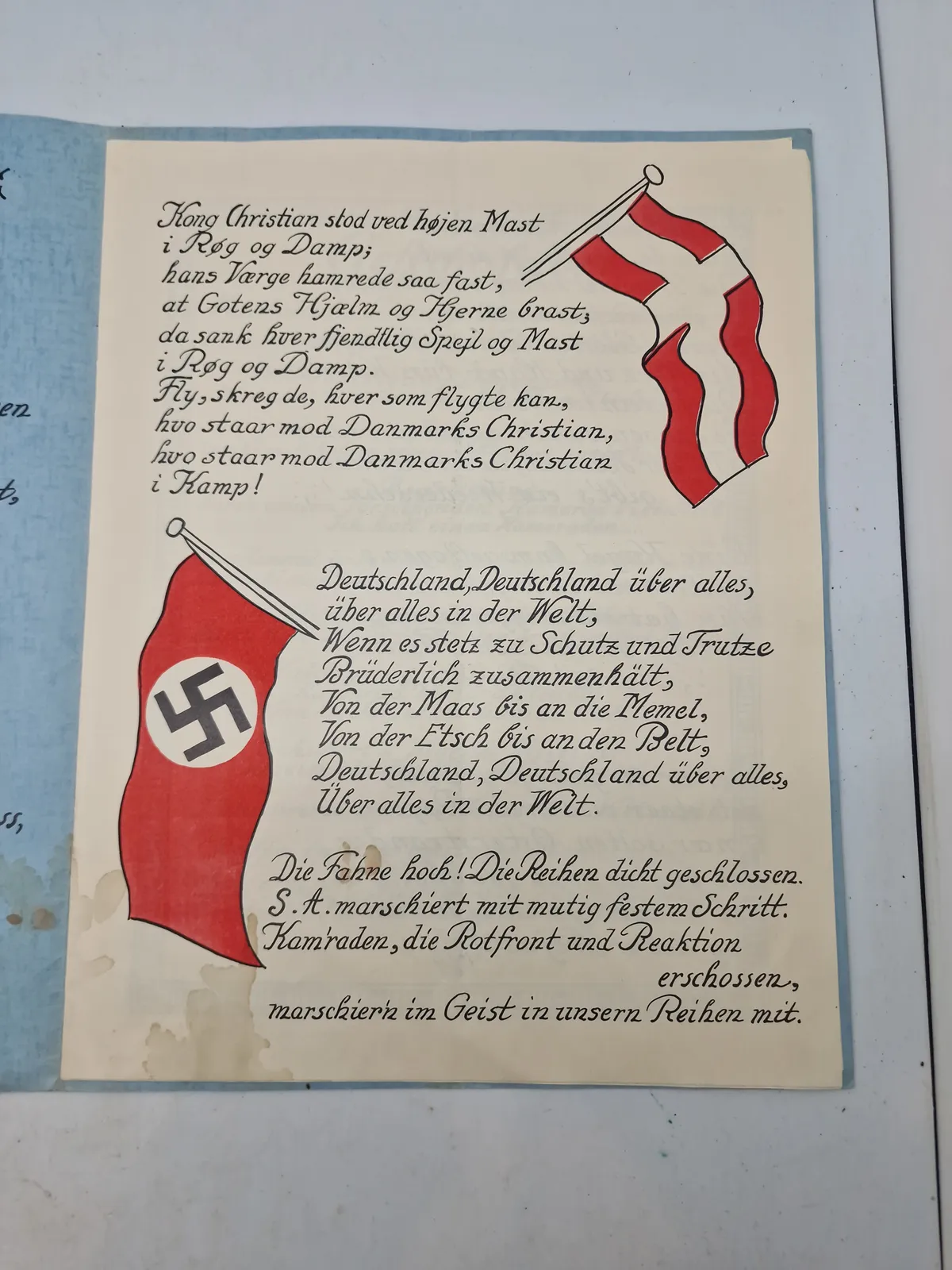 20 Stiftungsfest 19 feb. Festzeitung - 1919 - 1939 Danmark