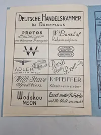 20 Stiftungsfest 19 feb. Festzeitung - 1919 - 1939 Danmark