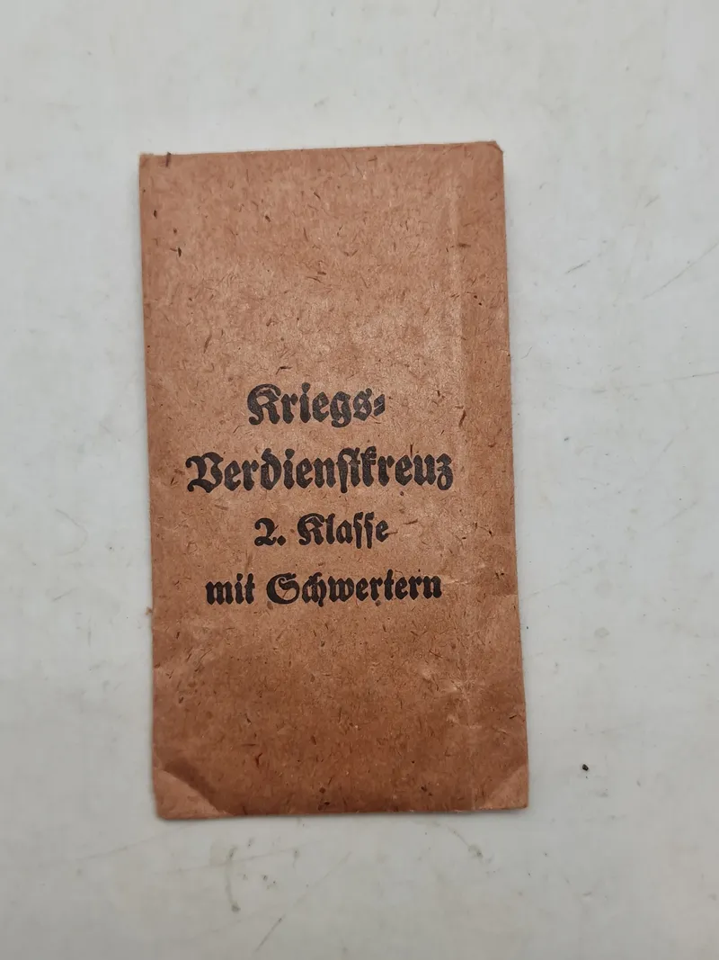 Original tildelingspose for kriegsverdienstkreuz 2.kl