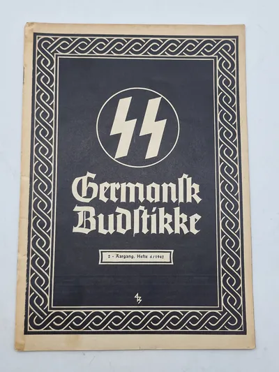Originalt eks af Germanske budstikke 1942