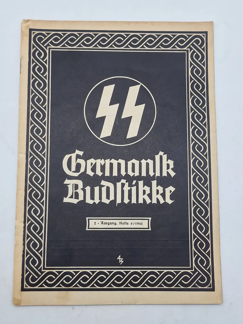 Originalt eks af Germanske budstikke 1942