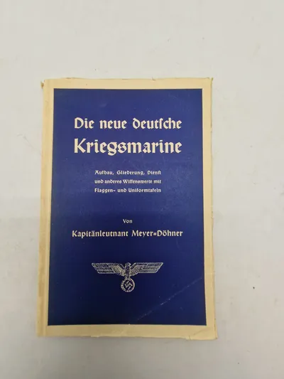 Original pjece - Die neue deutsche
Kriegsmarine