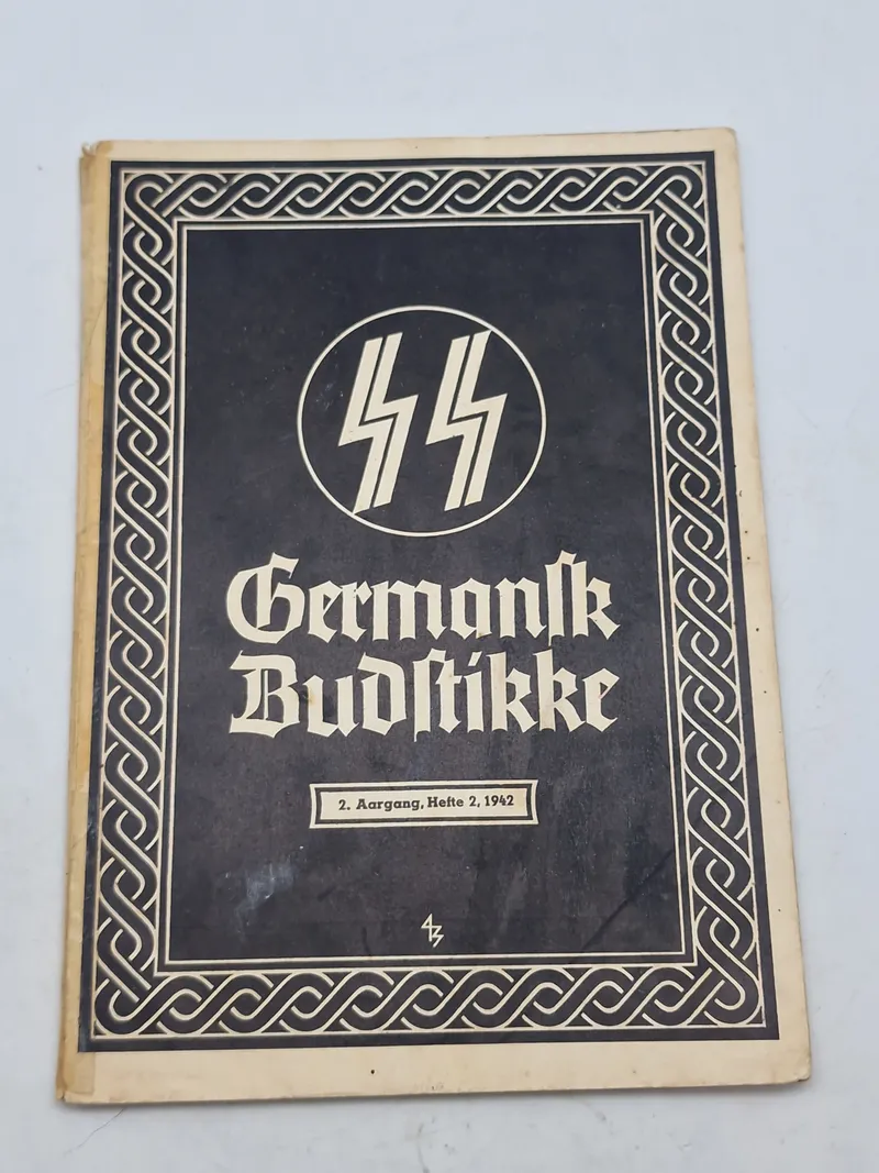 Originalt eks af Germanske budstikke 1942