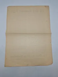 Original flyer fra befrielses dagene