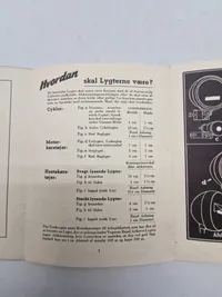 Original pjece ww2 - Kom godt hjem!
REGLER FOR LYGTEFØRING OG FÆRDSEL UNDER MØRKLÆGNINGEN