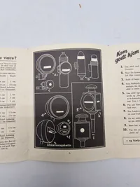Original pjece ww2 - Kom godt hjem!
REGLER FOR LYGTEFØRING OG FÆRDSEL UNDER MØRKLÆGNINGEN