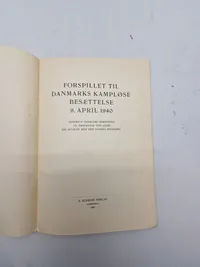 Original pjece - FORSPILLET TIL DANMARKS KAMPLØSE BESÆTTELSE 9APRIL 1940
HEINRICH HIMMLERS BERETNINIG TIL PROFESSOR VON LEERS OM AFTALEN MED DEN DANSKE REGERING