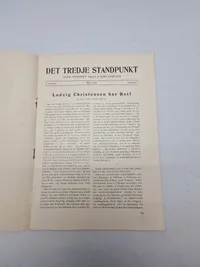 Det tredje standpunkt -Dansk tidsskrift , udgivet af Arne Sørensen