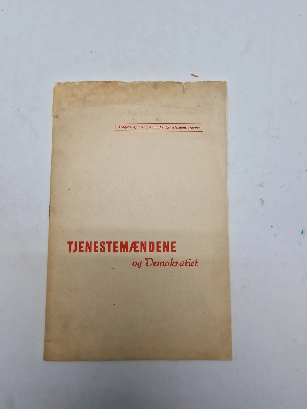 Tjenestemændene og demokratiet - 1945