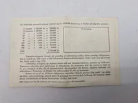 Original 50 kroners præmieobligation