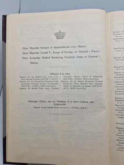 Bog over modtagere af bl.a. ordner fra kongehuset mm.