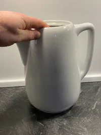 Stor original tysk Luftwaffe kaffe kande