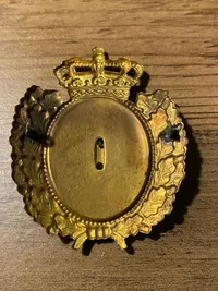 Originalt dansk politi skjold