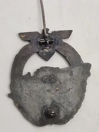 Originalt WW2 Schnellboot-Kriegsabzeichen - RS  (Krigsudgave)