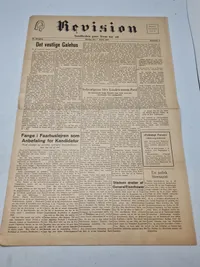 To stk originale eks af avisen revision som var kendt for at hjælpe og støtte tidligere frikorps folk