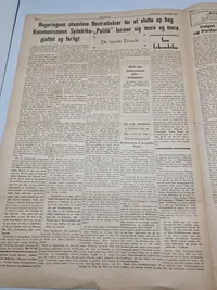 To stk originale eks af avisen revision som var kendt for at hjælpe og støtte tidligere frikorps folk