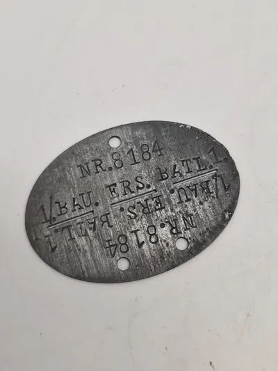Originalt tysk erkennungsmarke - ww2