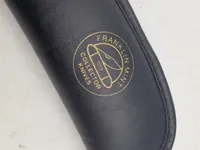 Veludført foldekniv med etui