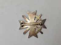 Originalt KVK M/sværd 1.kl med æske