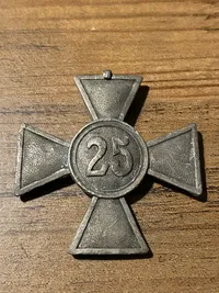 Original medalje for 25 års tro tjeneste i politiet - ww2