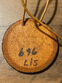 Sjælden original halskæde fra Thylejren 1976 “Det ny samfund”