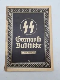 Originalt eks af Germanske Budstikke  1943