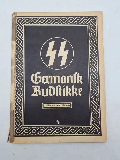 Originalt eks af Germanske Budstikke  1943