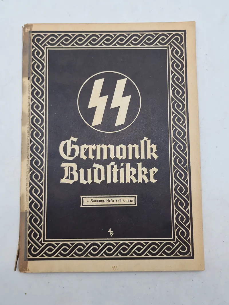 Originalt eks af Germanske Budstikke  1943