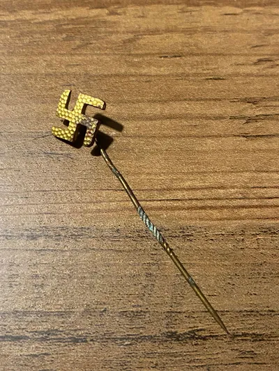 Original dansk nazistisk sympatisør pin