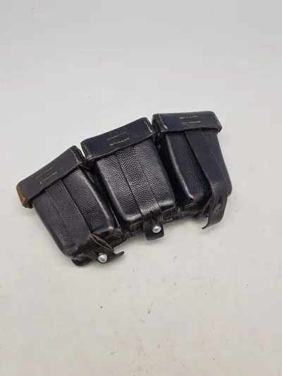 Originalt 3-delt ammunitions taske for K98